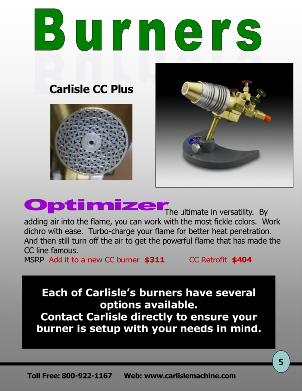 Carlisle Machine Works ~ Bunsen Burners